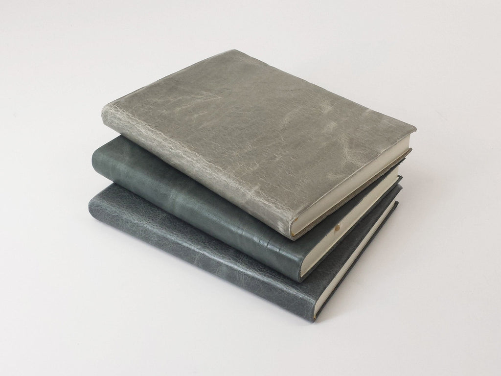 Harborview Leather Journal - Slate-Notebooks-JB Custom Journals