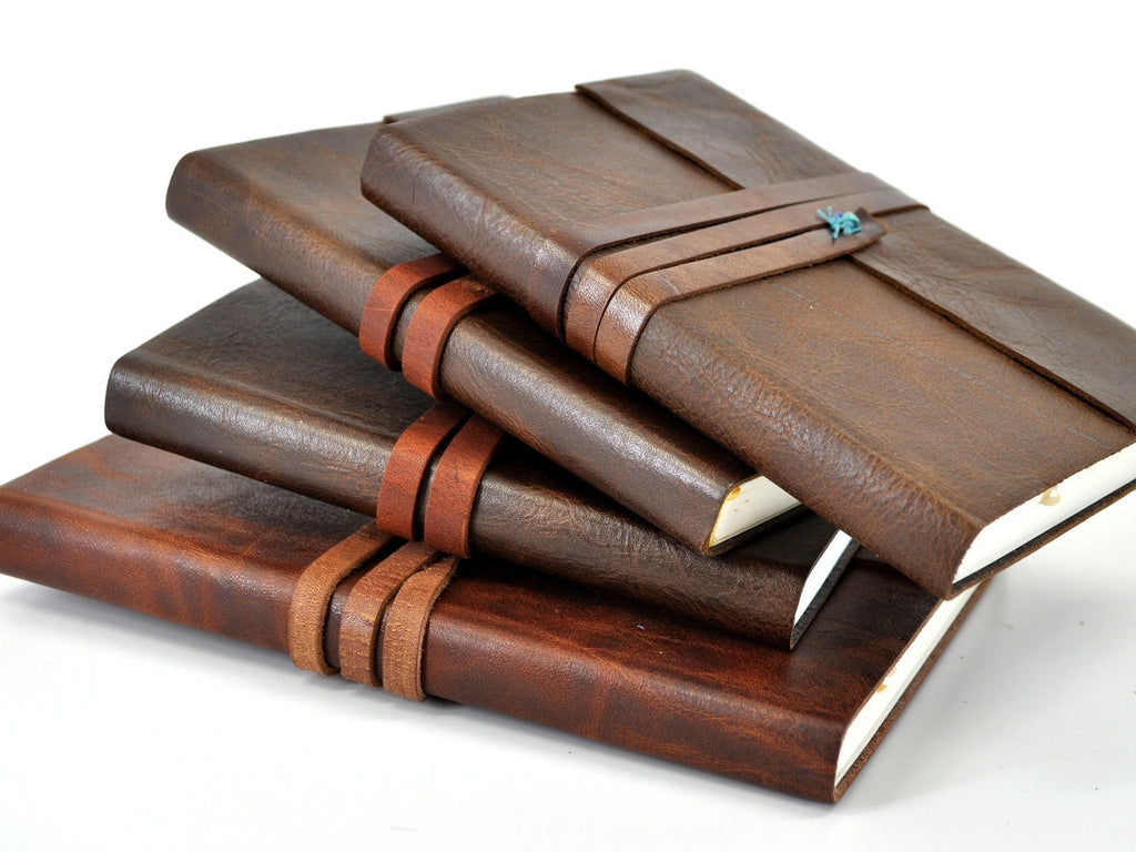 Santa Fe Leather Wrap Journal-Notebooks-JB Custom Journals