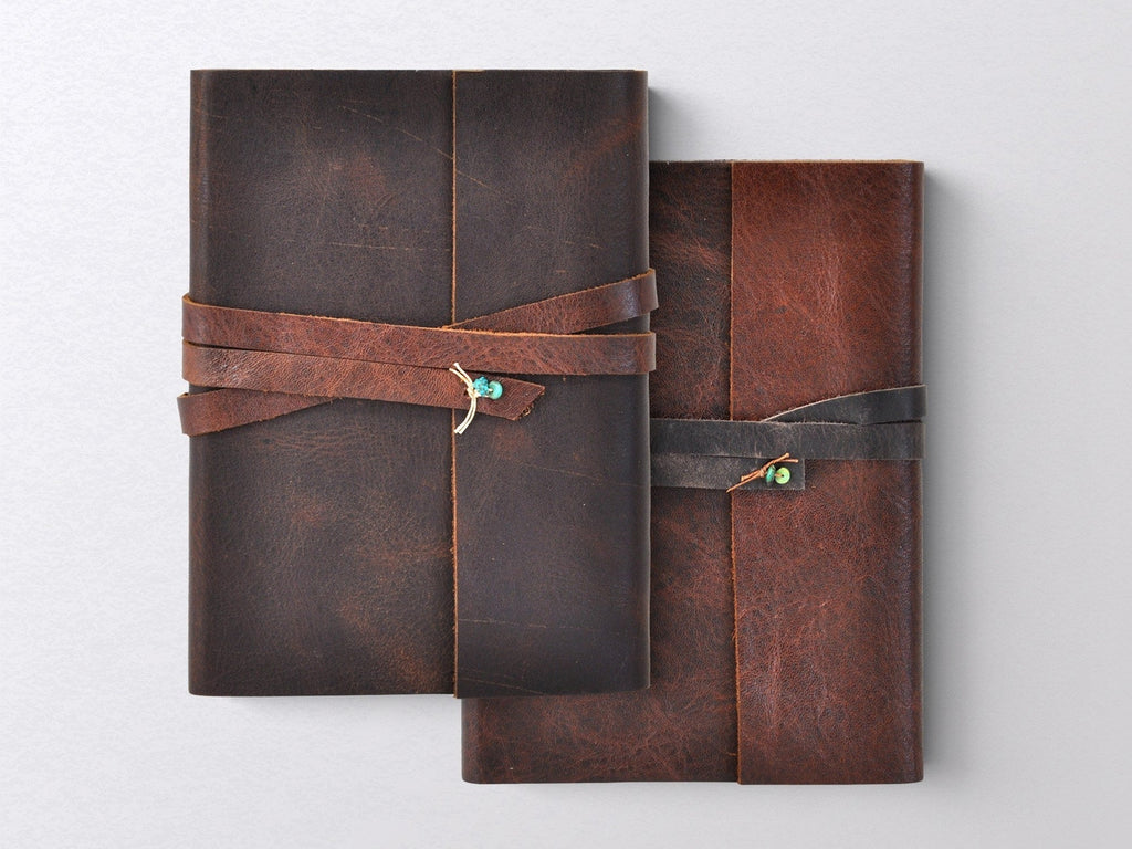 Santa Fe Leather Wrap Journal-Notebooks-JB Custom Journals